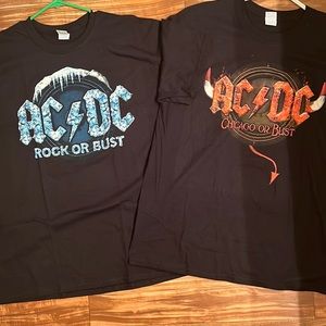 AC/DC SHORT SLEEVE GRAPHIC TEES ROCK OR BUST shirts sold separately